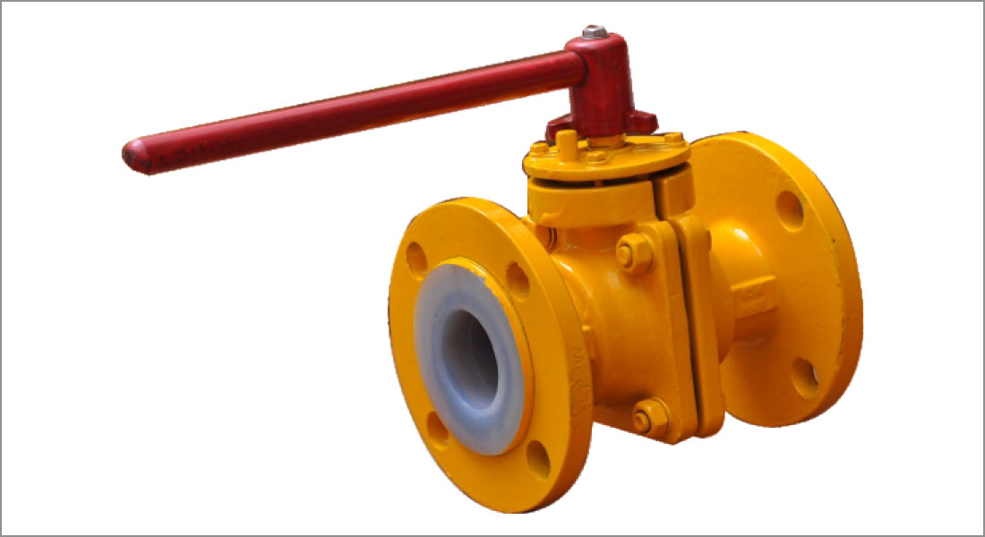 fep lined ball valve